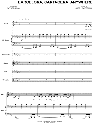 Barcelona, Cartegena, Anywhere