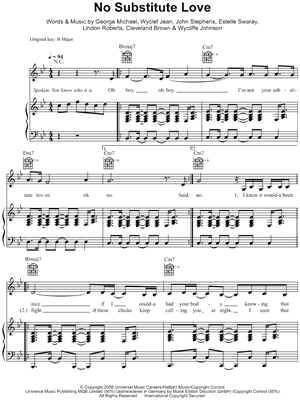 No Substitute Love