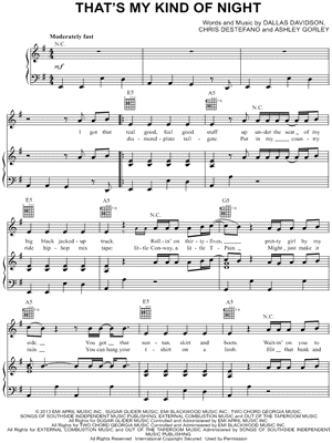 That's My Kind of Night