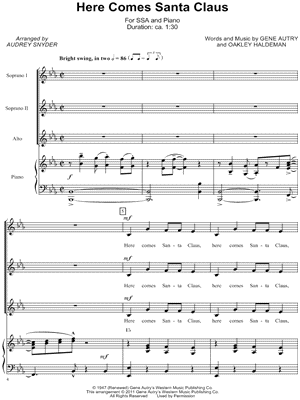 Here Comes Santa Claus