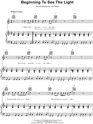 Beginning To See The Light