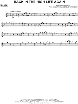 Back In the High Life Again