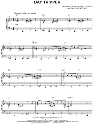 Day Tripper by The Beatles - Sheet Music