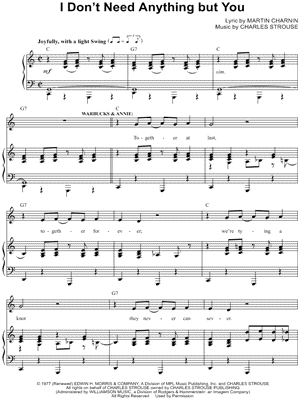 I Don't Need Anything But You