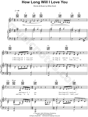 How Long Will I Love You