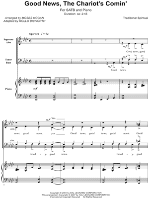 Good News, the Chariot's Comin'