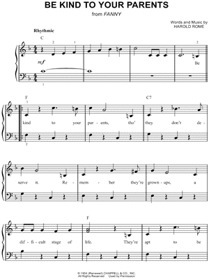 Be Kind To Your Parents