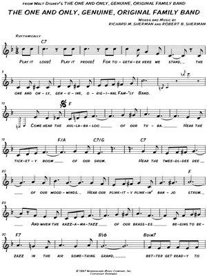 THE ONE AND ONLY, GENUINE, ORIGINAL FAMILY BAND