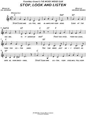 STOP, LOOK AND LISTEN