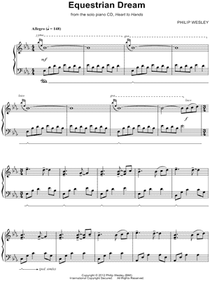 Equestrian Dream by Philip Wesley - Sheet Music
