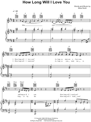 How Long Will I Love You