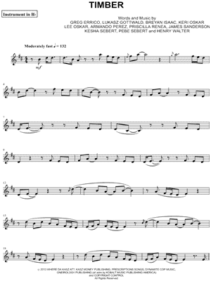 Timber - Bb Instrument