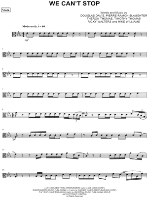 We Can't Stop - Viola
