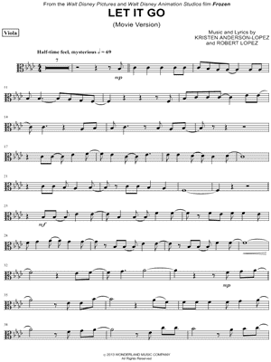 Let It Go (Movie Version) - Viola