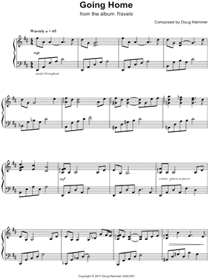 Going Home by Doug Hammer - Sheet Music