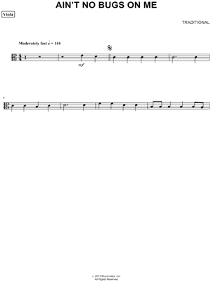 Ain't No Bugs On Me - Viola