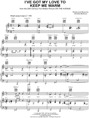 I've Got My Love To Keep Me Warm