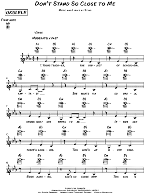 Don't Stand So Close to Me