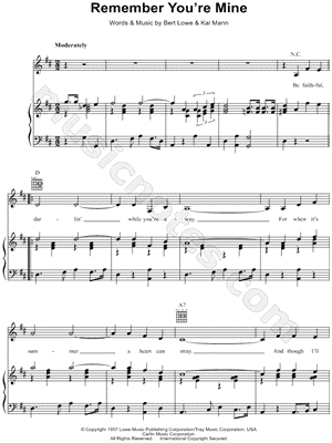 Remember You're Mine