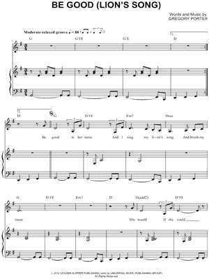 Be Good (Lion's Song)