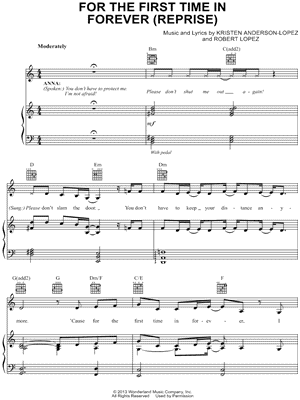 For the First Time in Forever (Reprise)