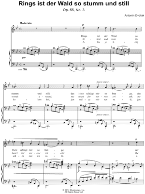 Gypsy Songs, Op. 55, No. 3: Rings Ist Der Wald So Stumm Und Still