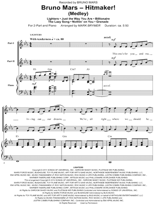 Bruno Mars: Hitmaker! (Medley)