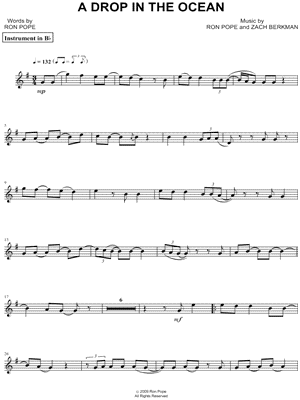 A Drop In the Ocean - Bb Instrument