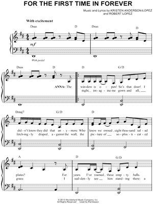 For the First Time in Forever