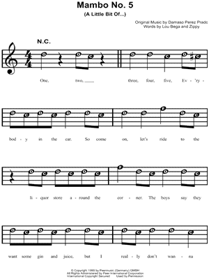 Mambo No. 5 (A Little Bit Of...)