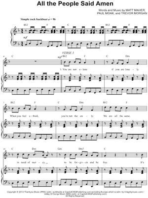 All the People Said Amen