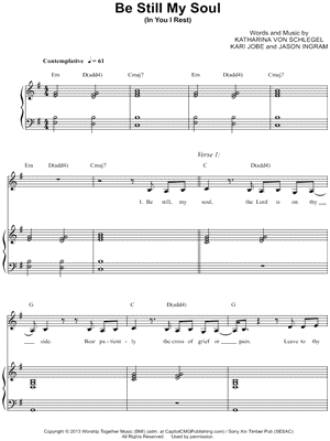 Be Still My Soul (In You I Rest)