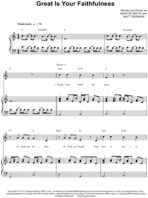 Great Is Your Faithfulness