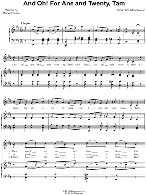 And Oh! For Ane and Twenty, Tam