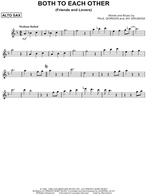 Both To Each Other (Friends and Lovers)