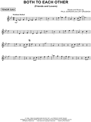 Both To Each Other (Friends and Lovers)