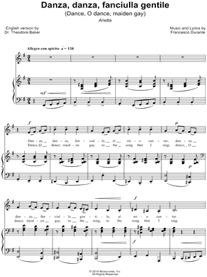 Danza, danza, fanciulla gentile