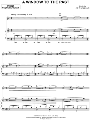 A Window To the Past - Piano Accompaniment (Strings)