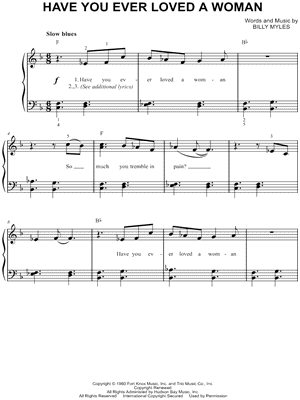 Have You Ever Loved A Woman