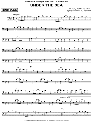 Under the Sea from The Little Mermaid - Sheet Music