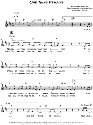 One Thing Remains (Your Love Never Fails)
