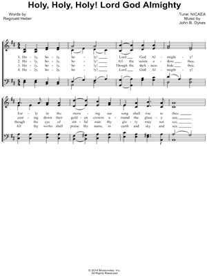 HOLY, HOLY, HOLY! LORD GOD ALMIGHTY