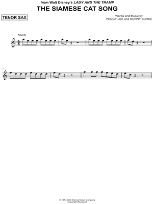 The Siamese Cat Song