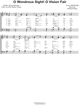 O Wondrous Sight! O Vision Fair