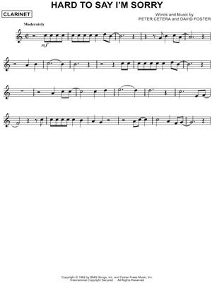 Hard To Say I'm Sorry