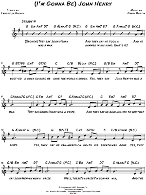 (I'm Gonna Be) John Henry