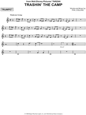 Trashin' The Camp from Tarzan - Sheet Music