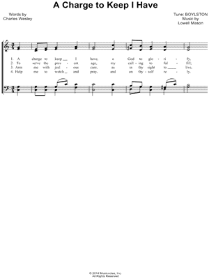 A Charge to Keep I Have