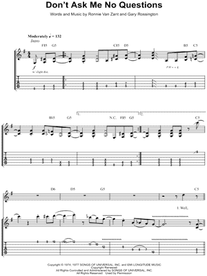 Don't Ask Me No Questions