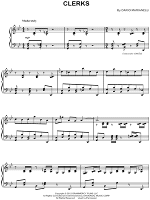 Clerks from Anna Karenina (2012) - Sheet Music
